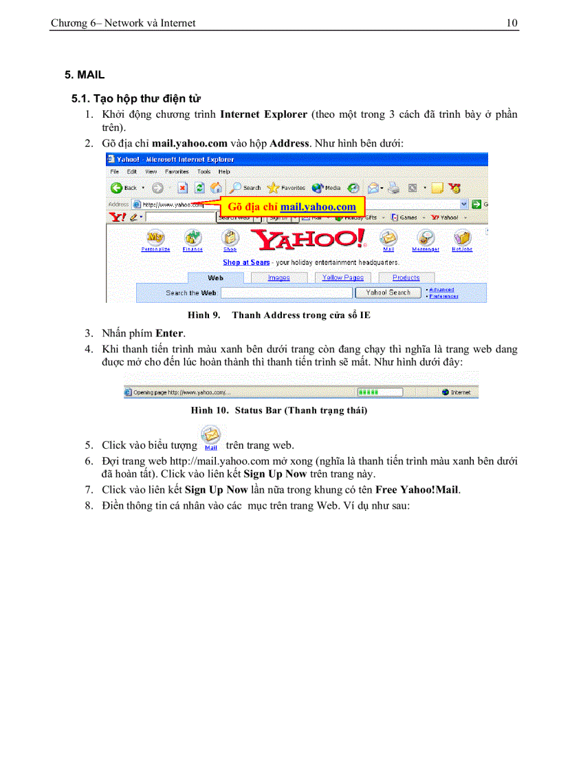 image for page Giáo trình tin học A Chương 6 NetWork và Internet