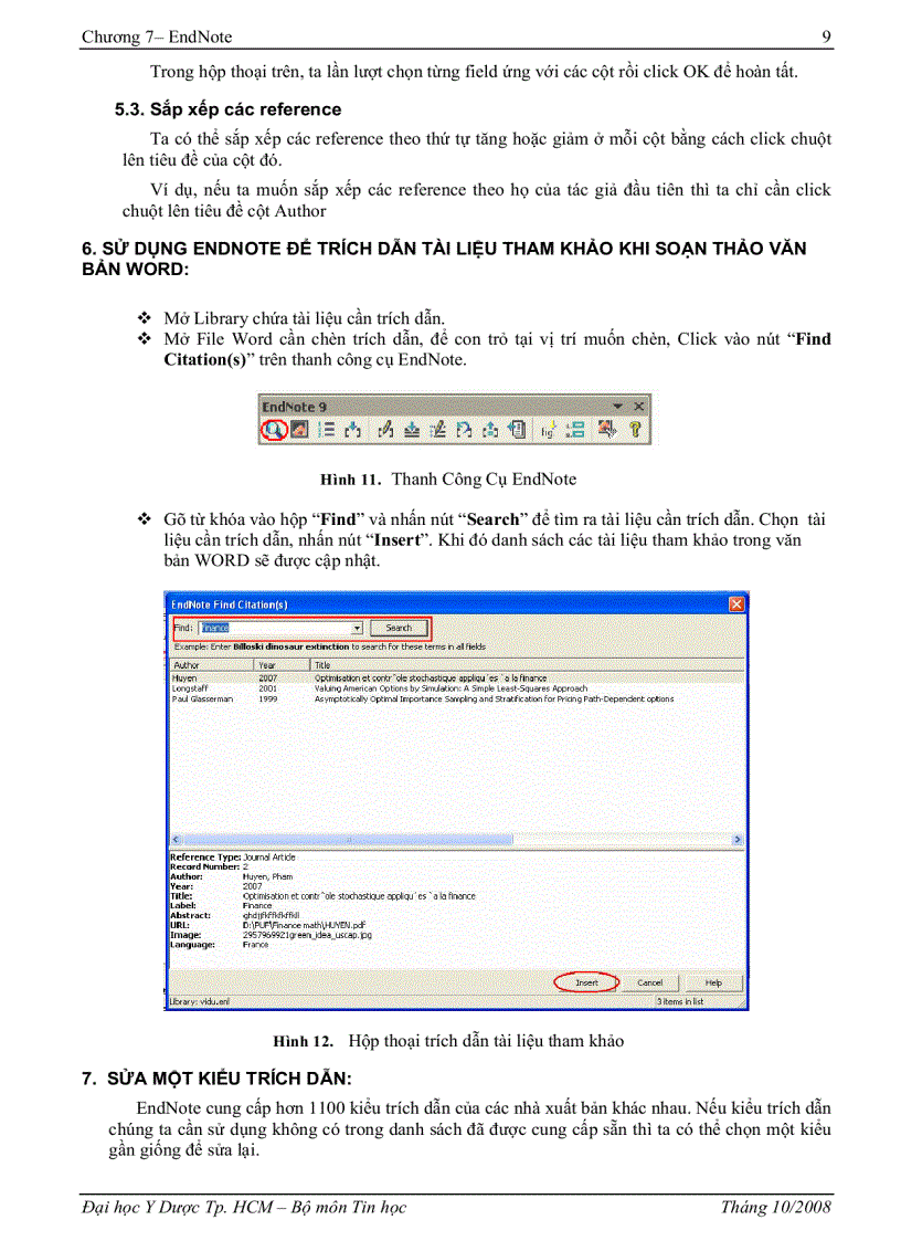 image for page Giáo trình tin học A Chương 7 Endnote