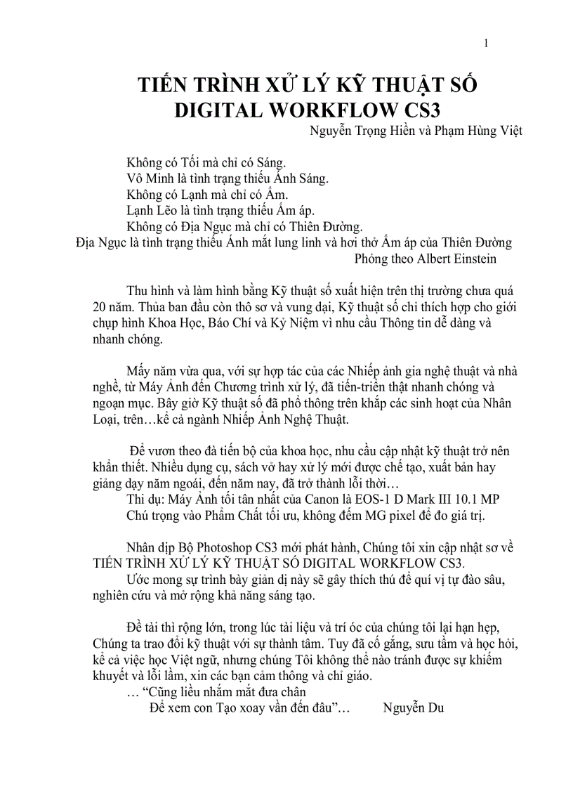 image for page Tiến trình xử lý kỹ thuật số Digital Workflow CS3