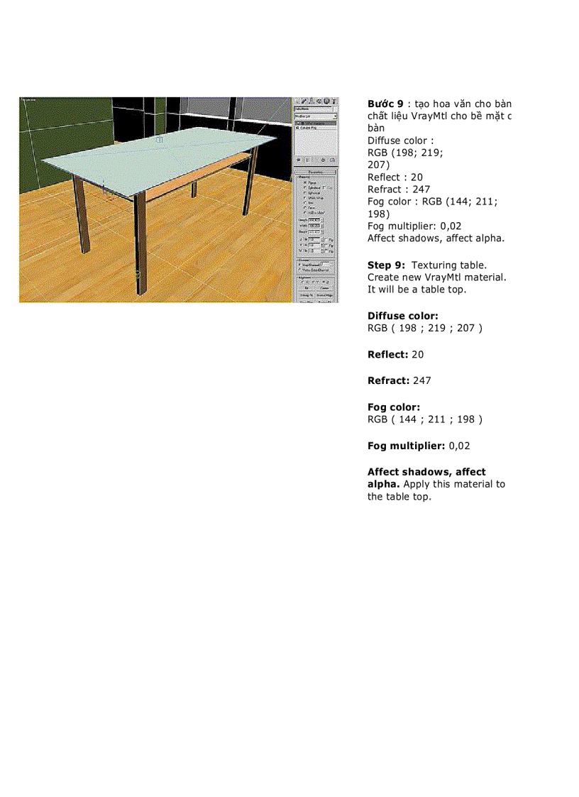 image for page Thiết kế cảnh nội thất sử dụng 3DS Max 6 và phương pháp chiếu sáng Vray