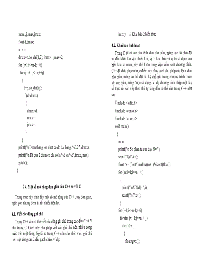 image for page C và Lập trình hướng đối tượng Chương 1 C và lập trình hướng đối tượng
