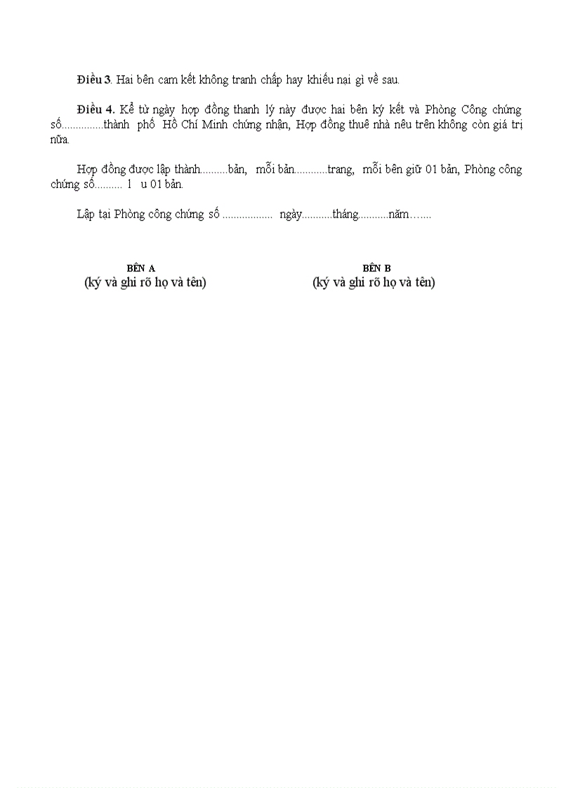 image for page Hợp đồng thanh lý hợp đồng thuê nhà 1