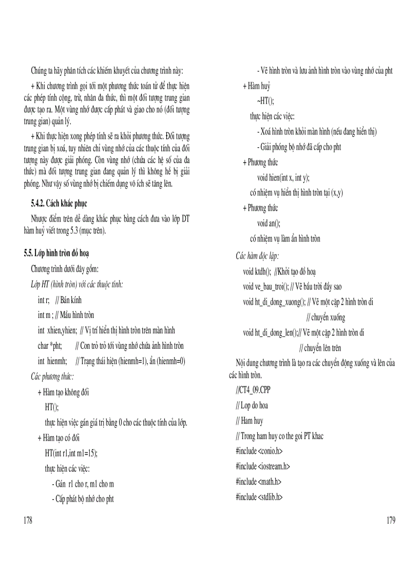 image for page C và Lập trình hướng đối tượng Chương 4 Hàm tạo Hàm hủy và các vấn đề liên quan