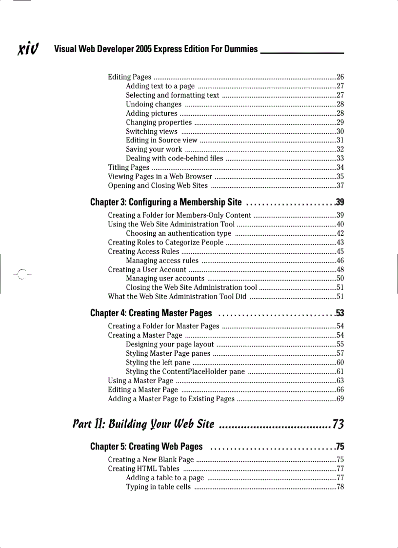 image for page Visual Web Developer 2005 Express Edition for Dummies
