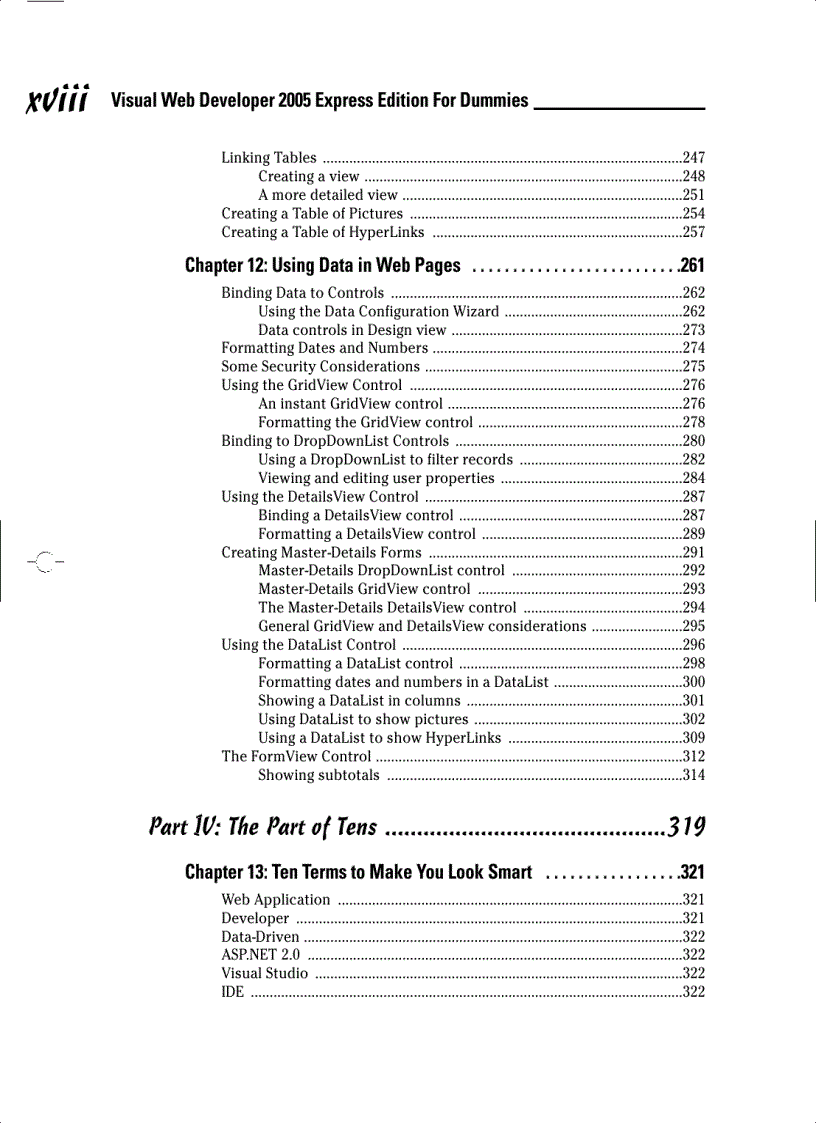 image for page Visual Web Developer 2005 Express Edition for Dummies