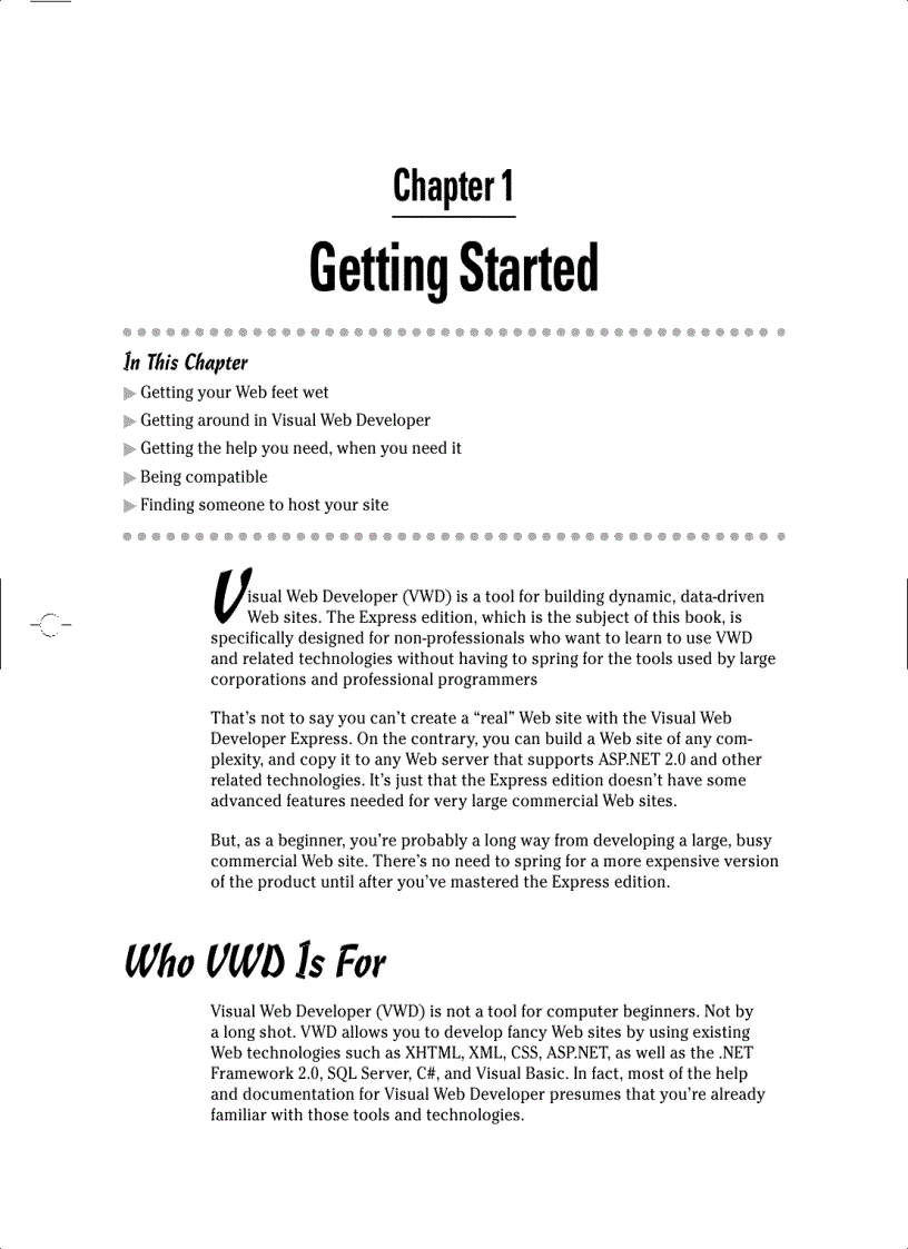 image for page Visual Web Developer 2005 Express Edition for Dummies