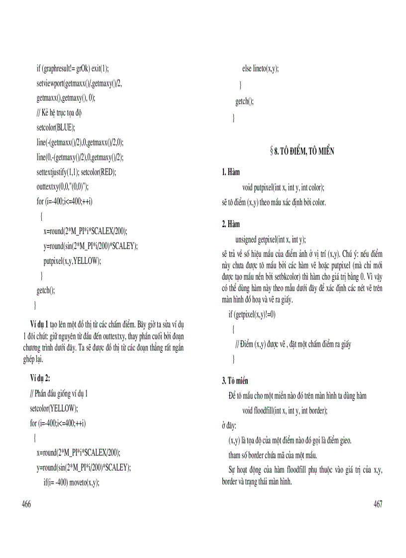 image for page C và Lập trình hướng đối tượng Chương 8 Đồ họa
