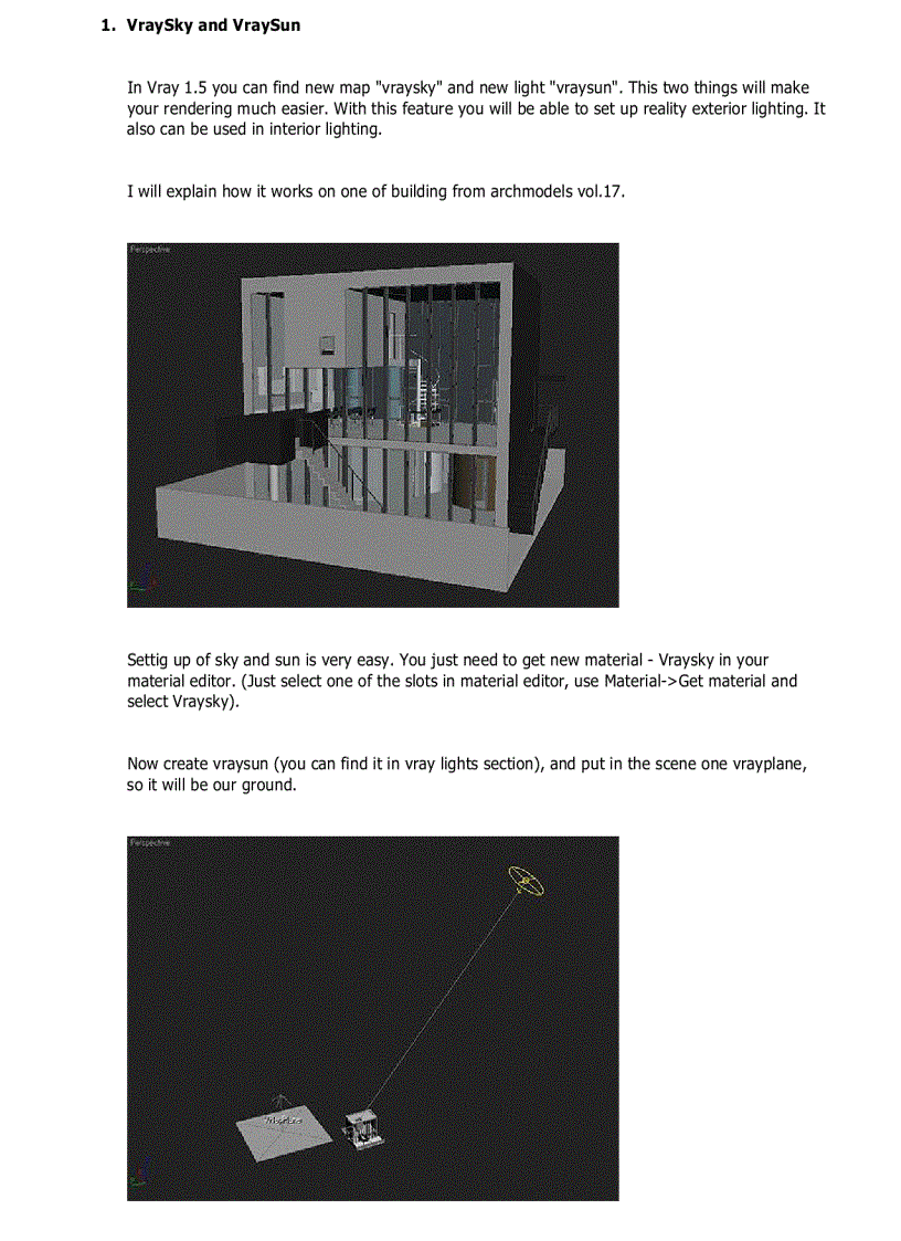 image for page VraySky and VraySun