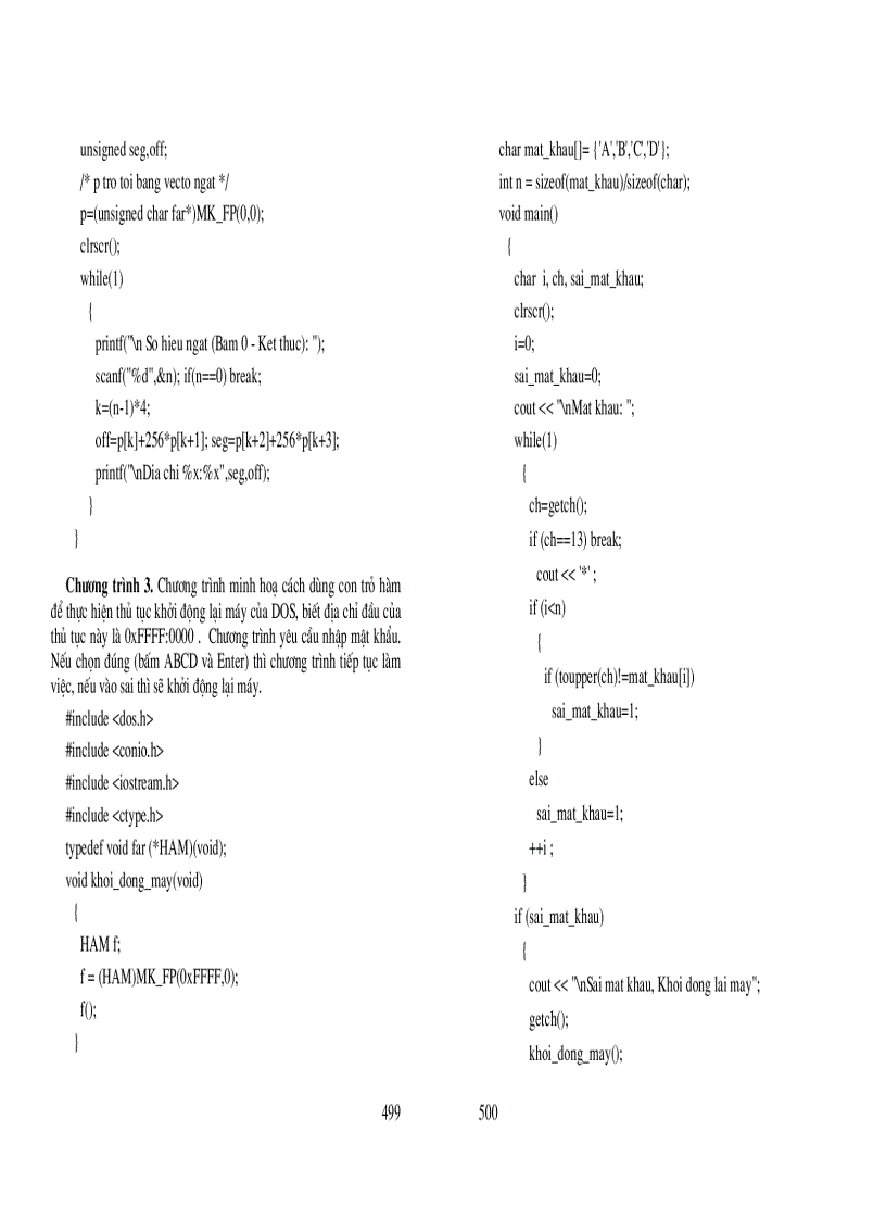 image for page C và Lập trình hướng đối tượng Chương 9 Truy nhập trực tiếp vào bộ nhớ