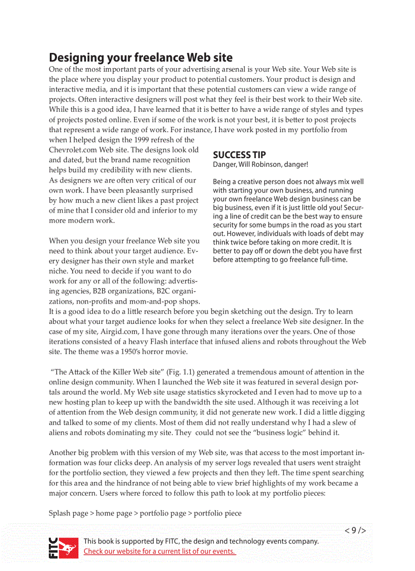 image for page Web Designer s Success Guide How to profit from freelance web design