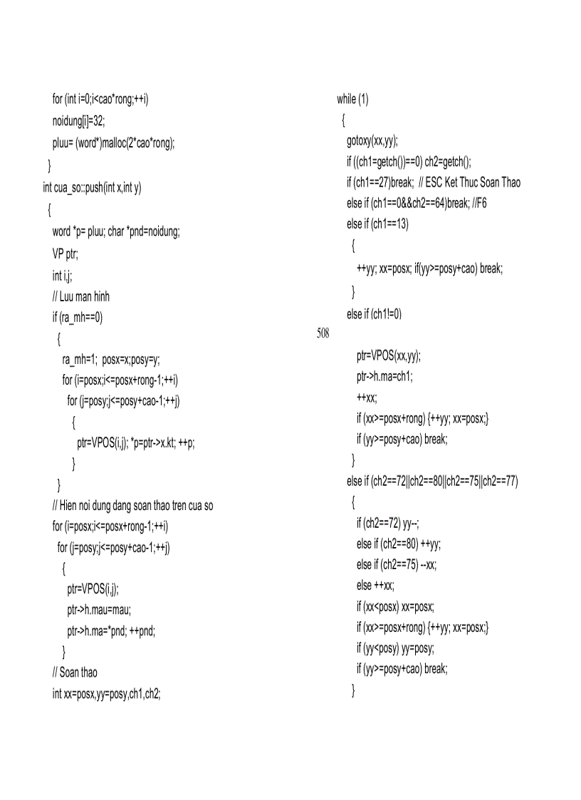 image for page C và Lập trình hướng đối tượng Chương 10 Một số chương trình hướng đối tượng trên C