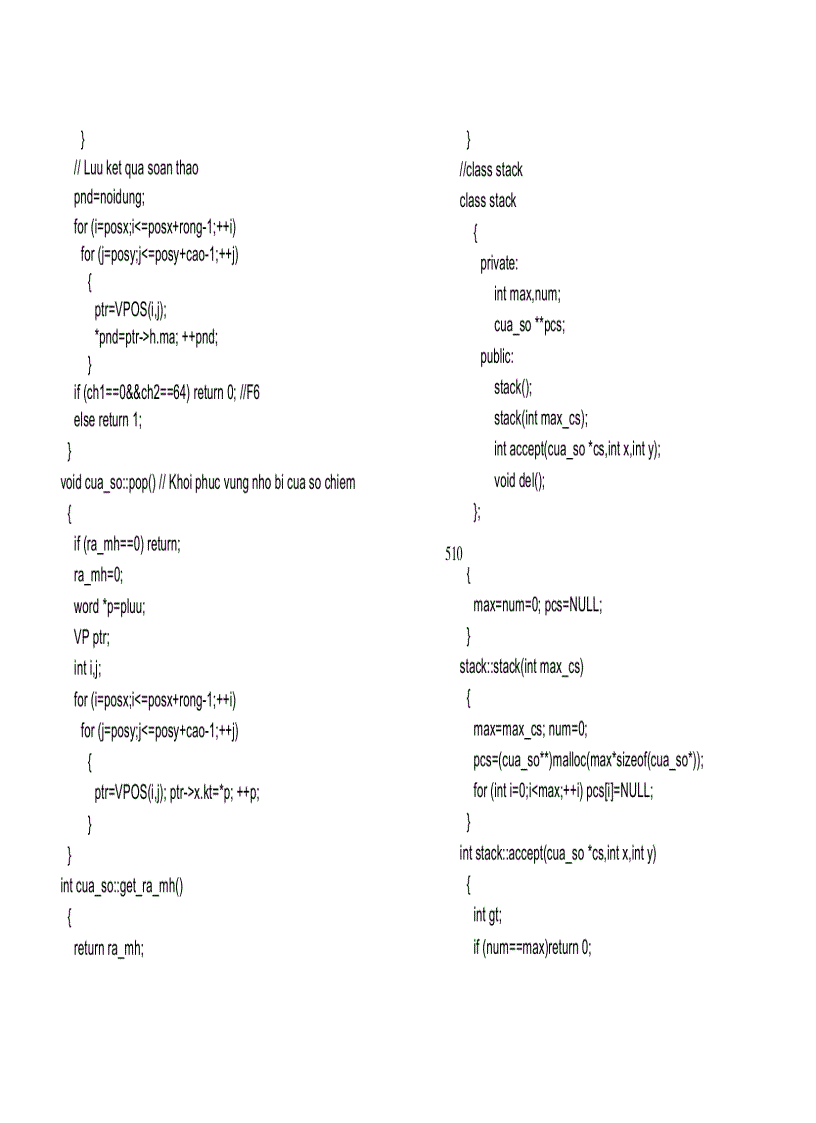 image for page C và Lập trình hướng đối tượng Chương 10 Một số chương trình hướng đối tượng trên C