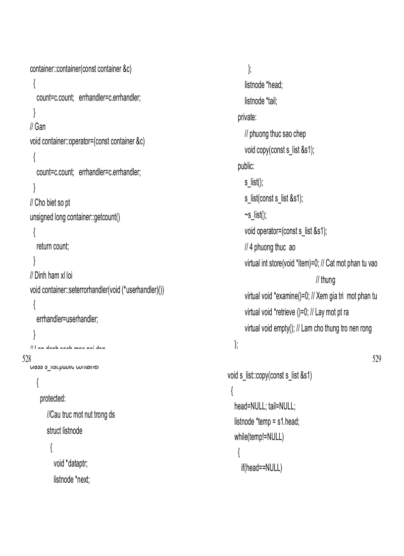 image for page C và Lập trình hướng đối tượng Chương 10 Một số chương trình hướng đối tượng trên C