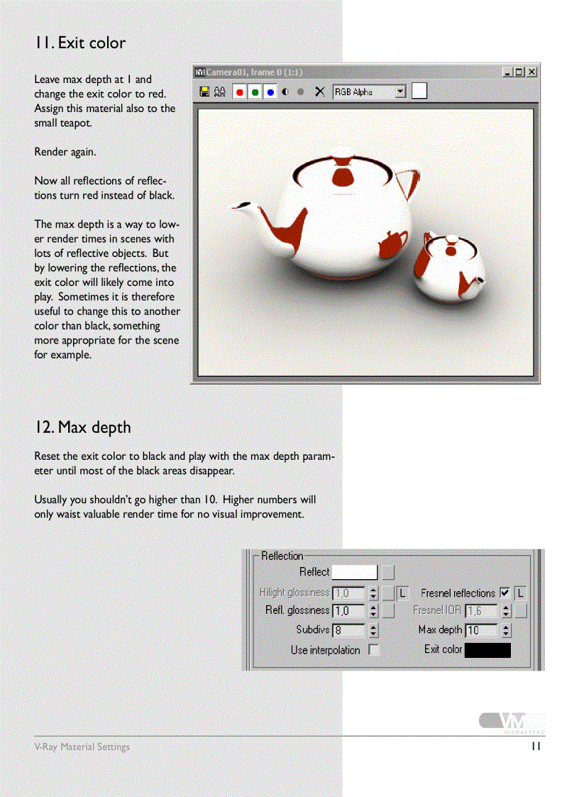 image for page V ray material settings