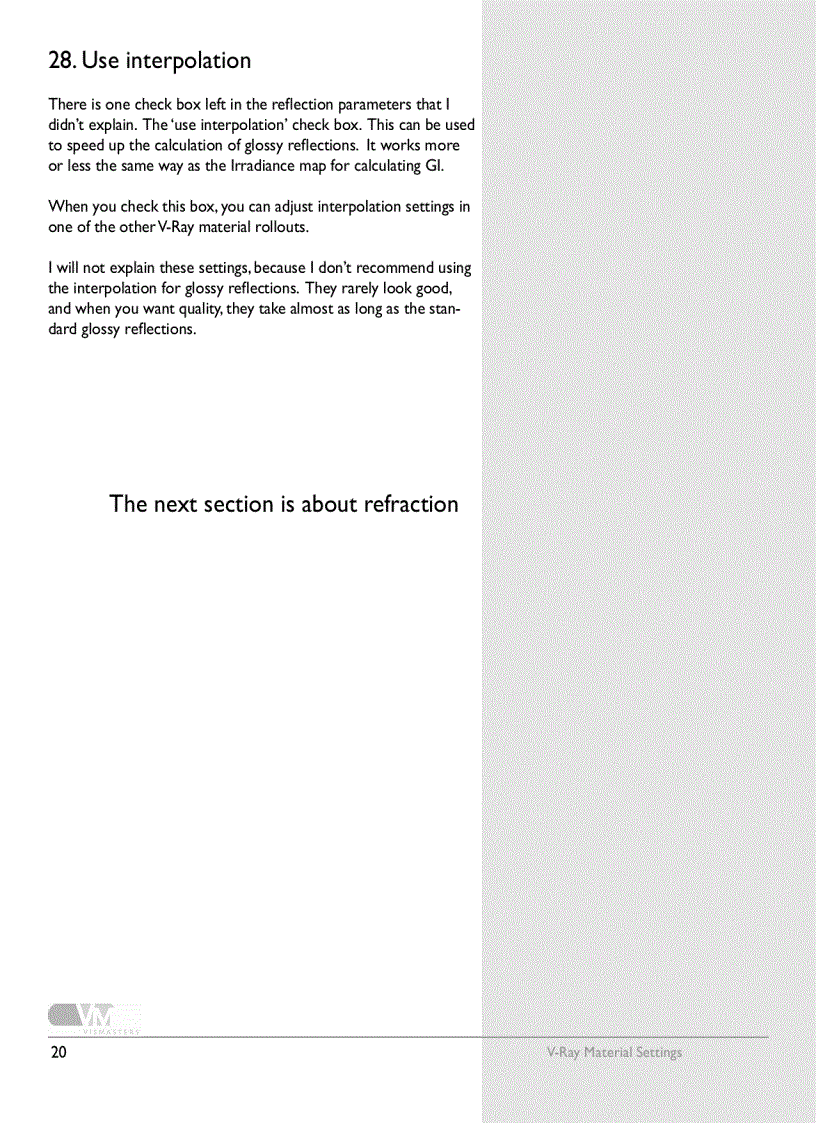 image for page V ray material settings