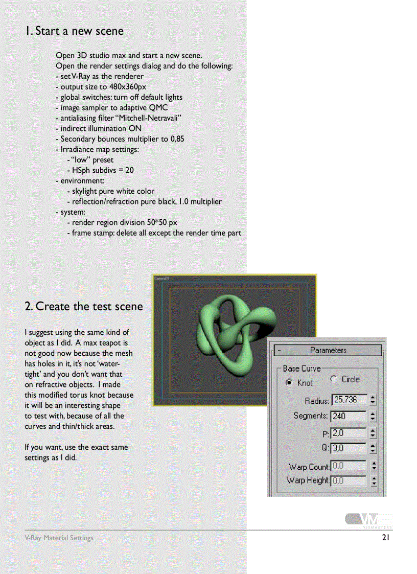 image for page V ray material settings