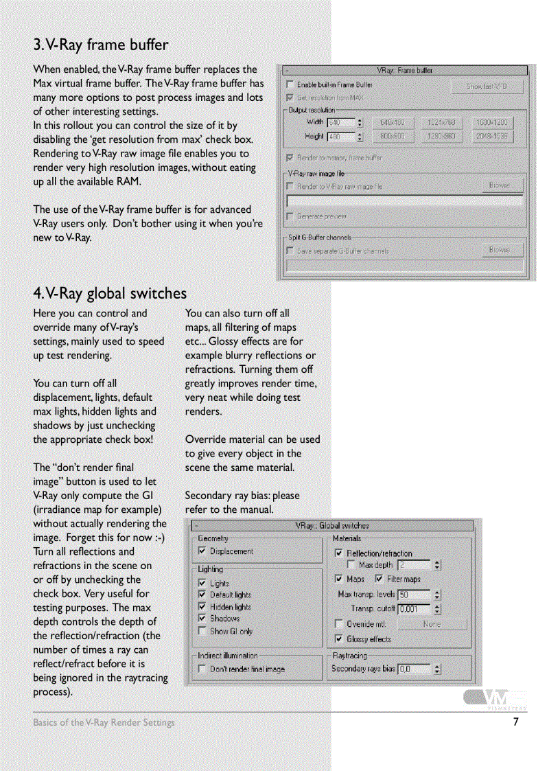 image for page Basics of the v ray render settings
