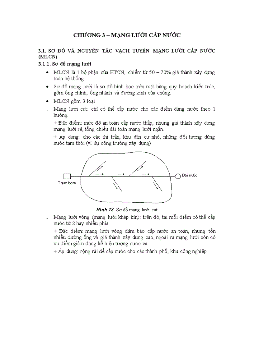 Chương 3 mạng lưới cấp nước