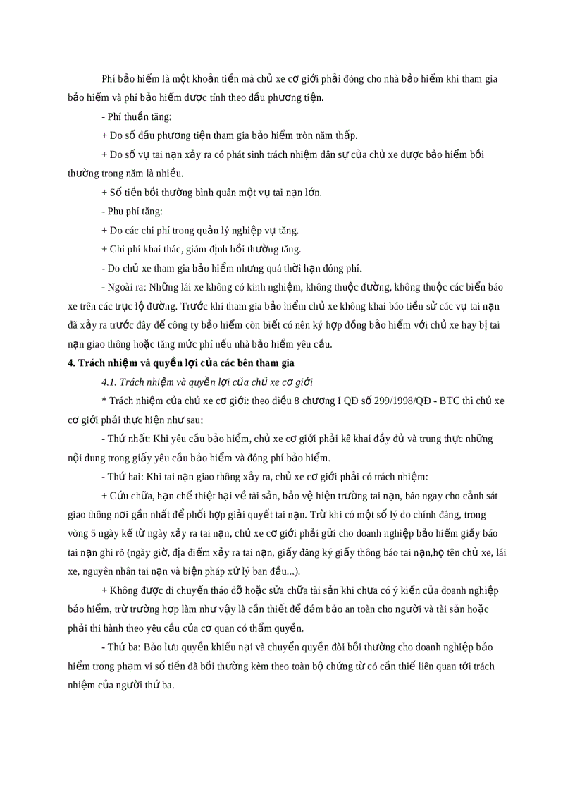 image for page Những vấn đề chung về bảo hiểm của chủ xe cơ giới