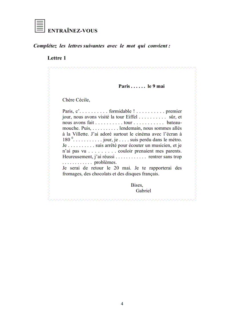 image for page Expression ecrite