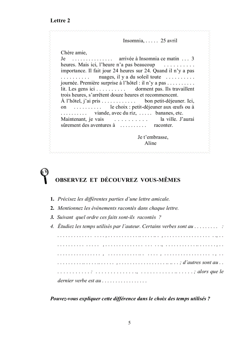 image for page Expression ecrite