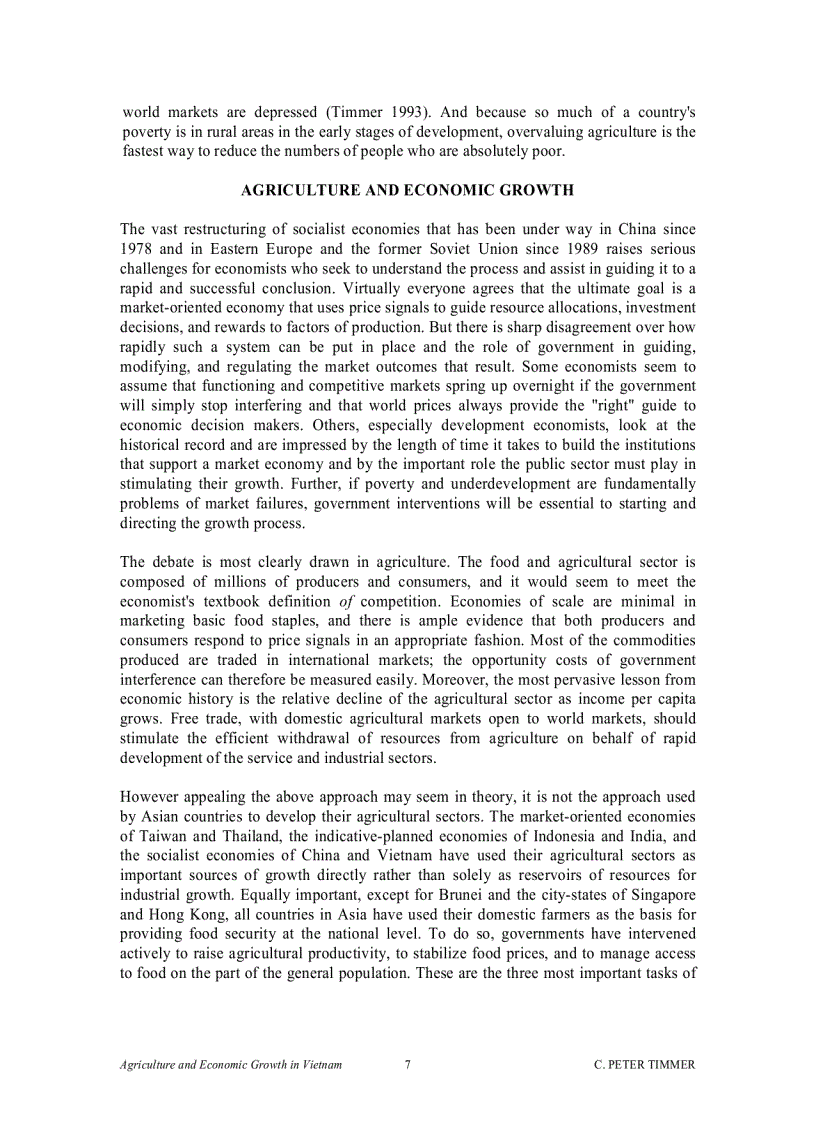 image for page Agriculture and Economic Growth in Vietnam