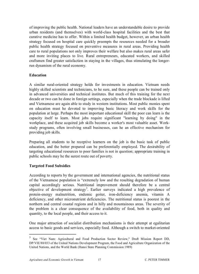 image for page Agriculture and Economic Growth in Vietnam