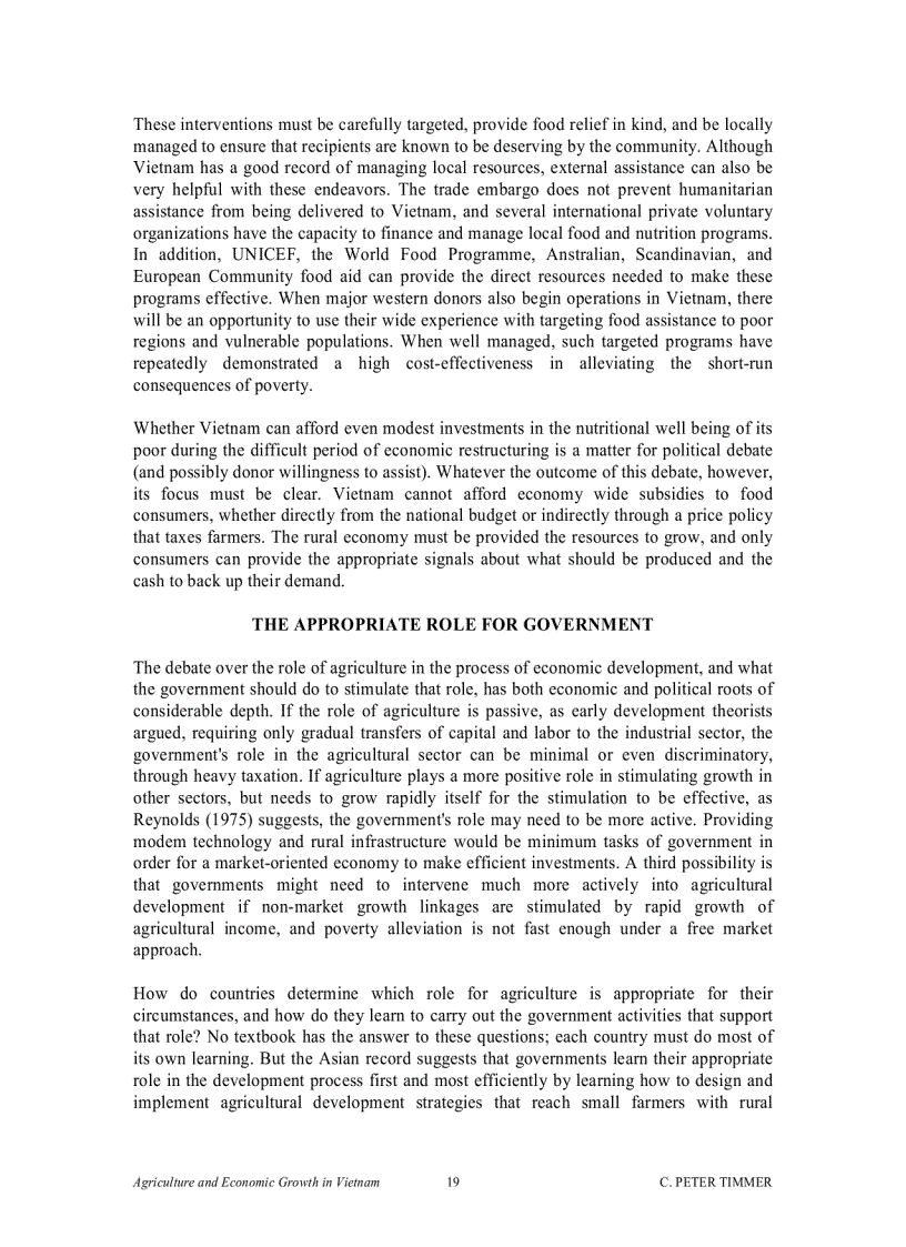 image for page Agriculture and Economic Growth in Vietnam