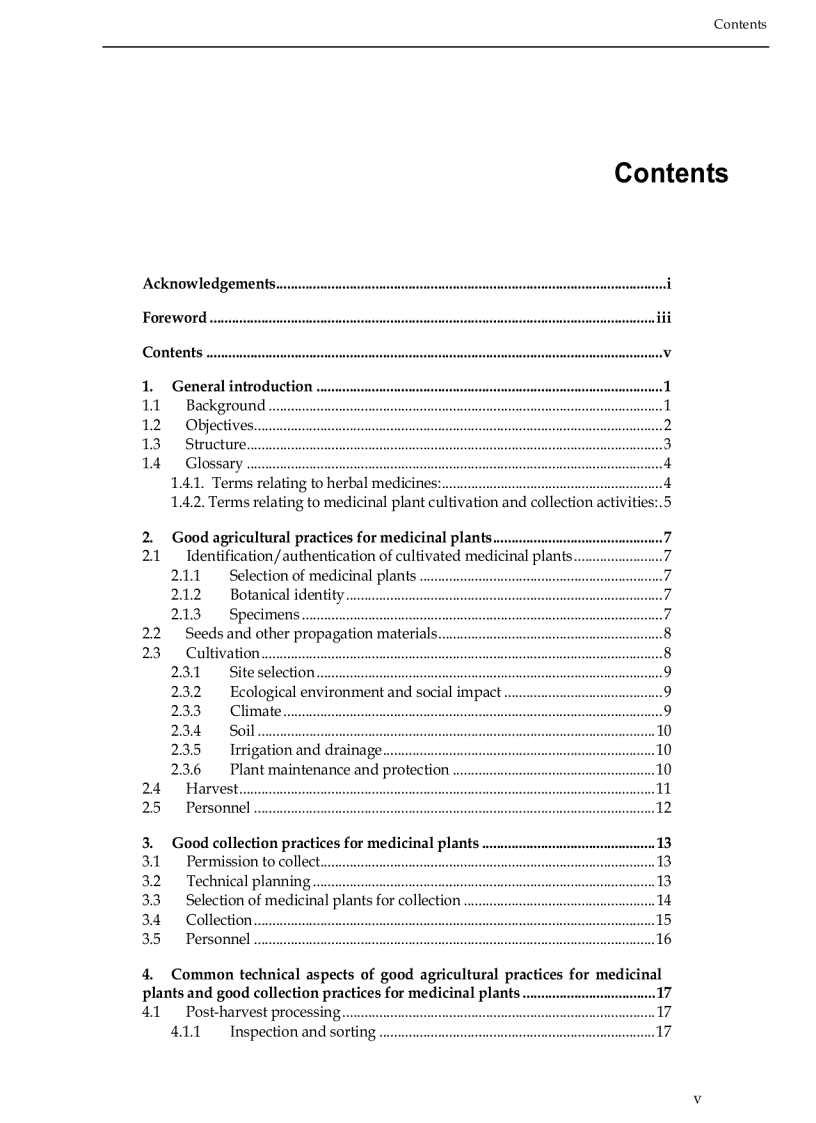 image for page WHO guidelines on good agricultural and collection practices GACP for medicinal plants