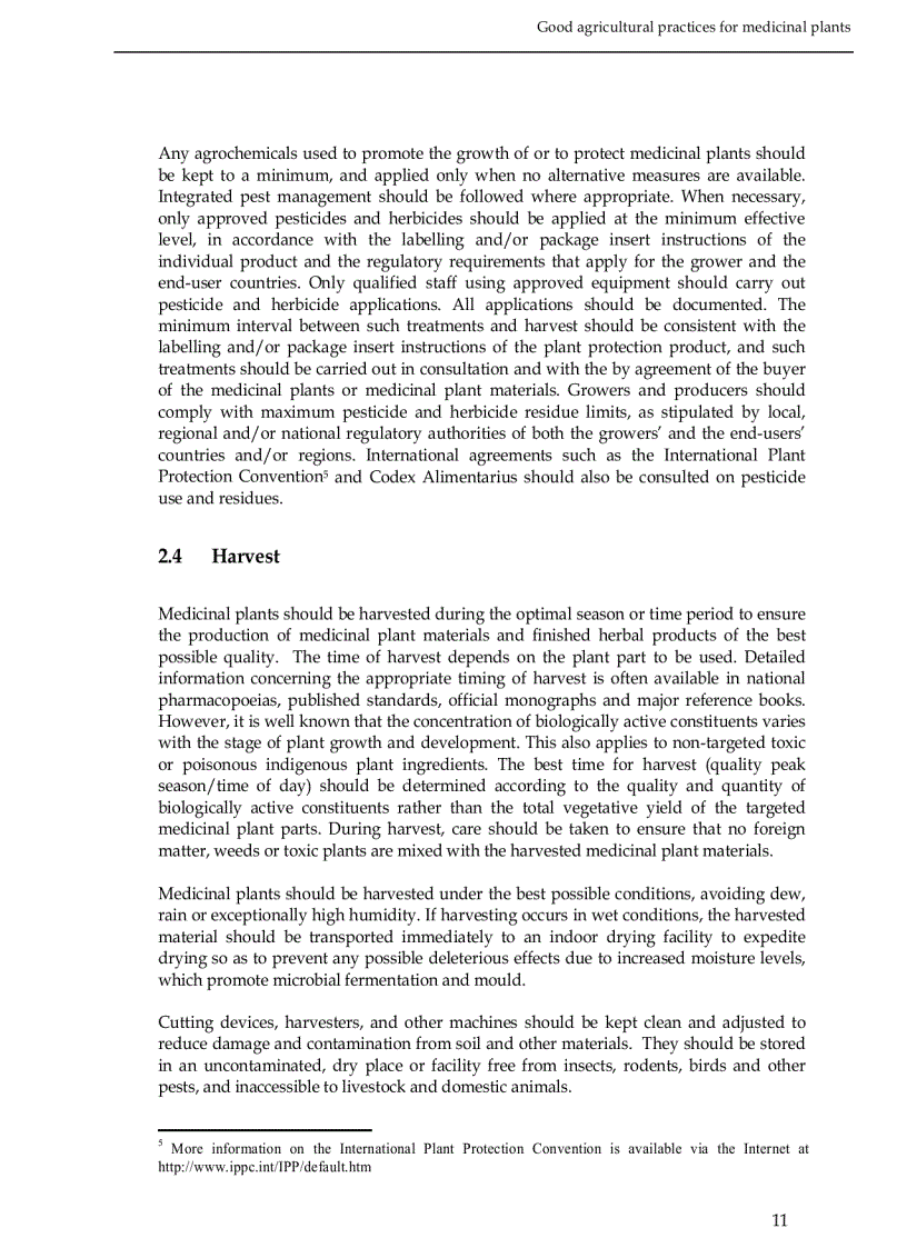 image for page WHO guidelines on good agricultural and collection practices GACP for medicinal plants