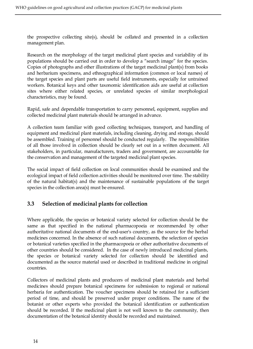 image for page WHO guidelines on good agricultural and collection practices GACP for medicinal plants