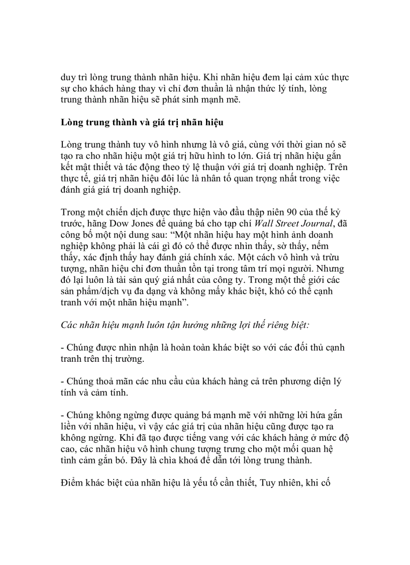 image for page Cách xây dựng và duy trì lòng trung thành với nhãn hiệu