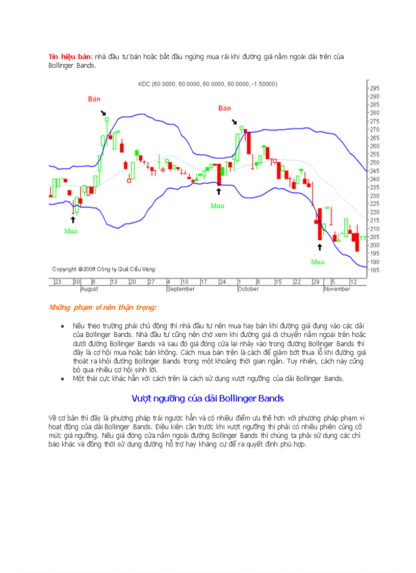 image for page Chỉ báo Bollinger Bands