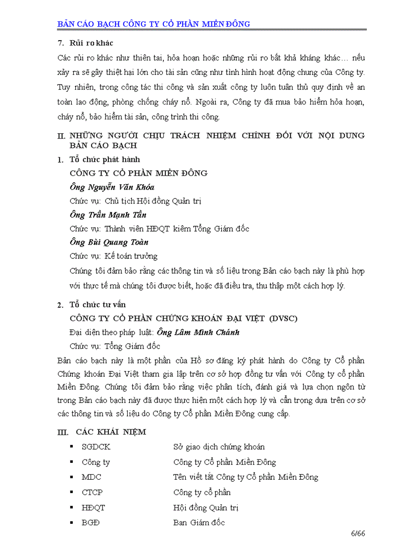 image for page Bản cáo bạch công ty cổ phần miền đông