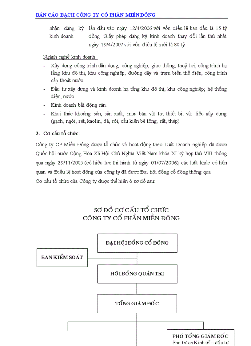 image for page Bản cáo bạch công ty cổ phần miền đông