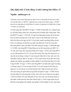 Quy định mới về mức đóng và mức hưởng bảo hiểm y tế