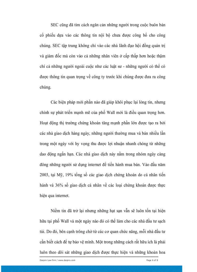 image for page Thị trường chứng khoán và những hạt sạn