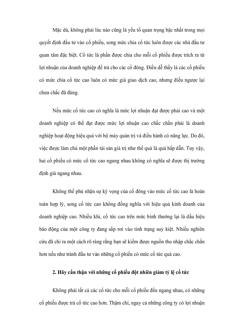 image for page Những bí mật ẩn giấu đằng sau cổ tức