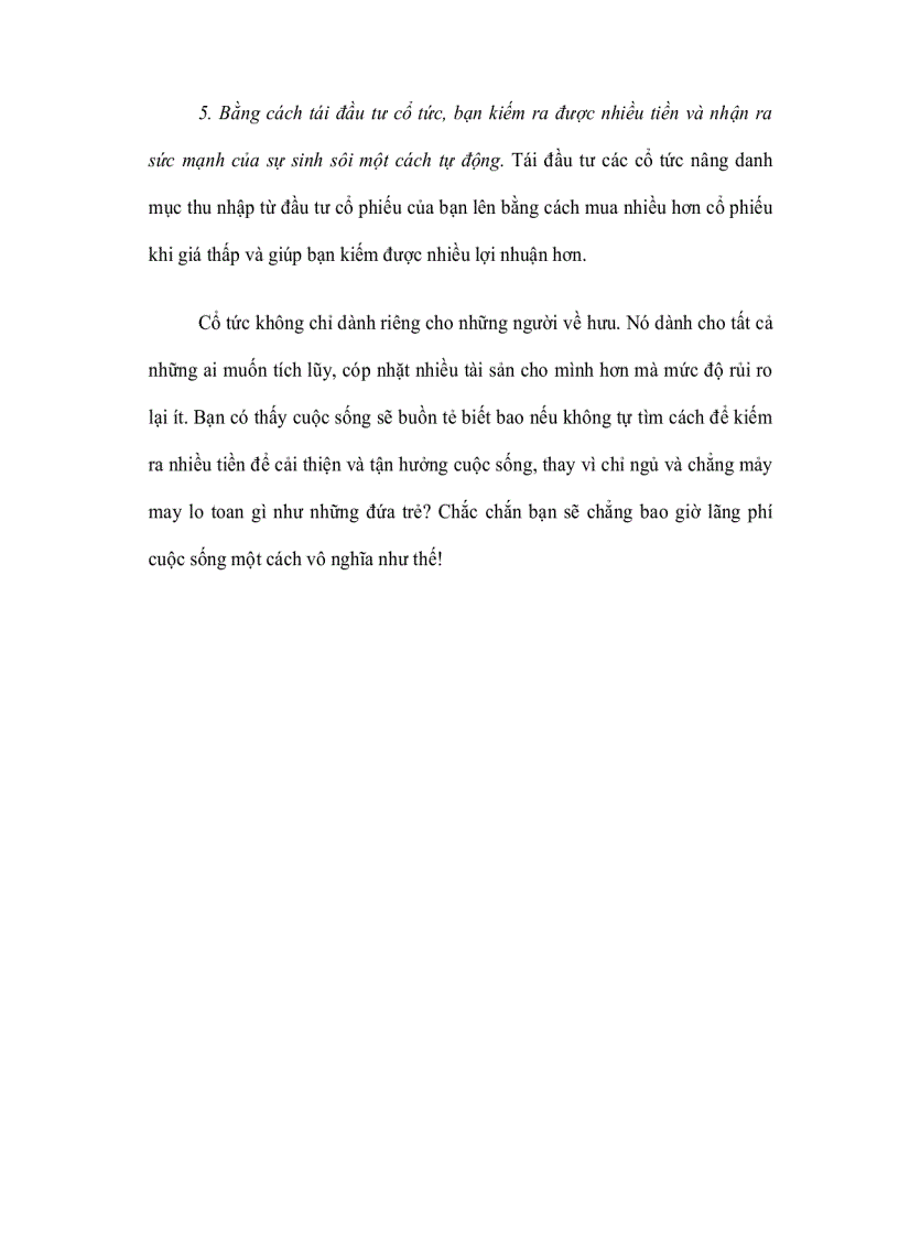 image for page Những bí mật ẩn giấu đằng sau cổ tức