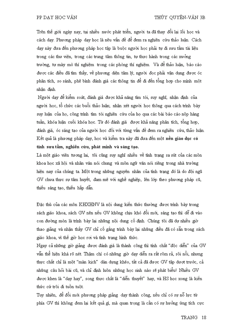 image for page Phương pháp dạy học nêu vấn đề góp phần đổi mới phương pháp dạy học văn