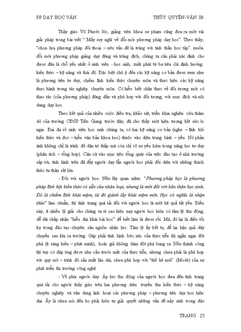 image for page Phương pháp dạy học nêu vấn đề góp phần đổi mới phương pháp dạy học văn