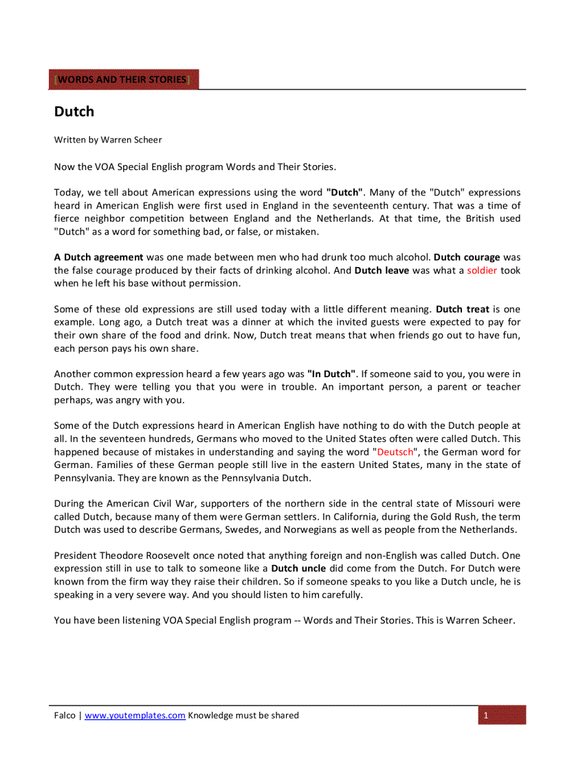 image for page WORDS AND THEIR STORIES Dutch