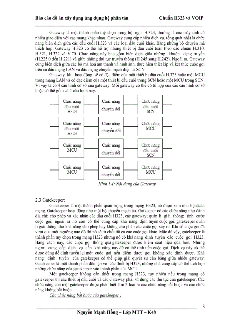 image for page Đồ án xây dựng ứng dụng hệ phân tán Chuẩn H323 và VOIP
