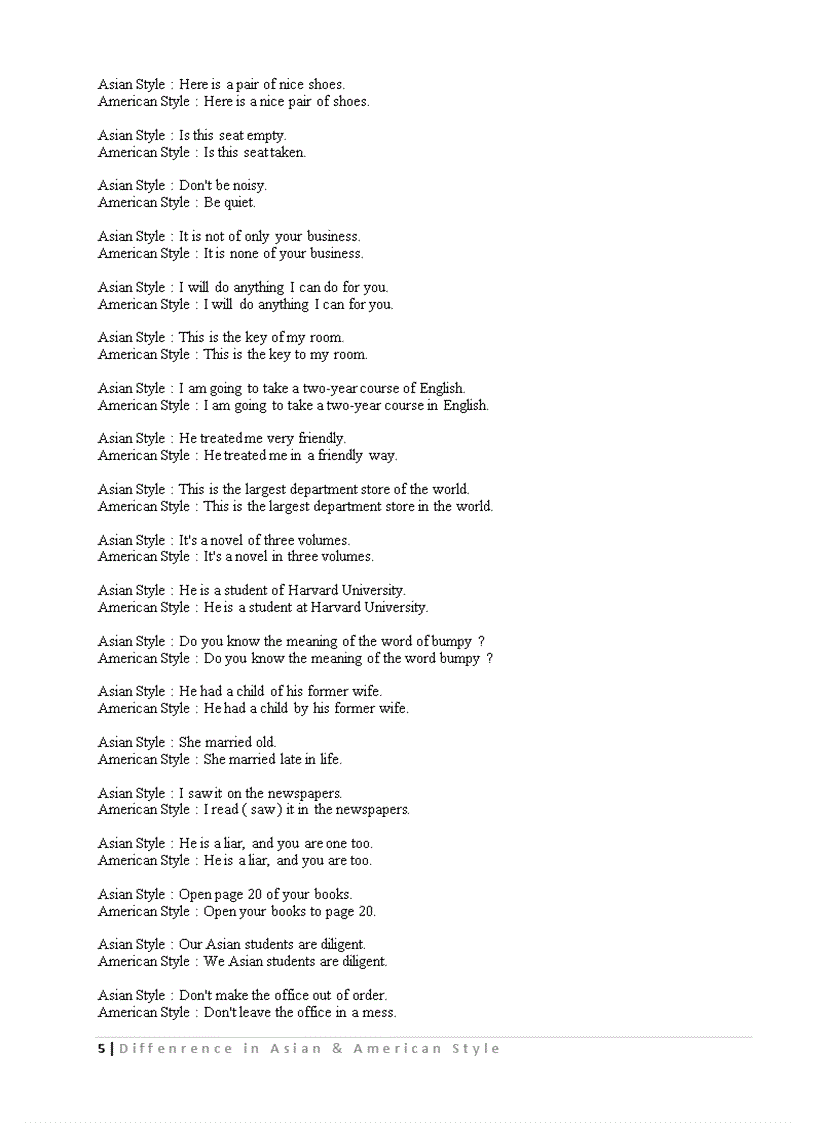 image for page Difference in Style Asian American