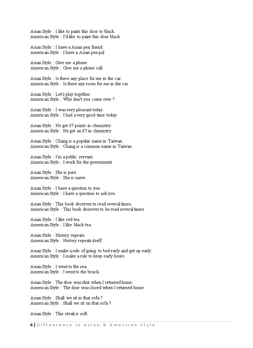 image for page Difference in Style Asian American