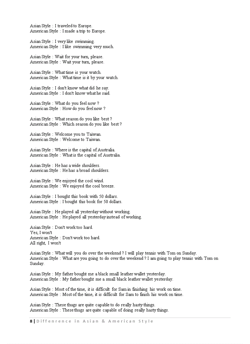 image for page Difference in Style Asian American