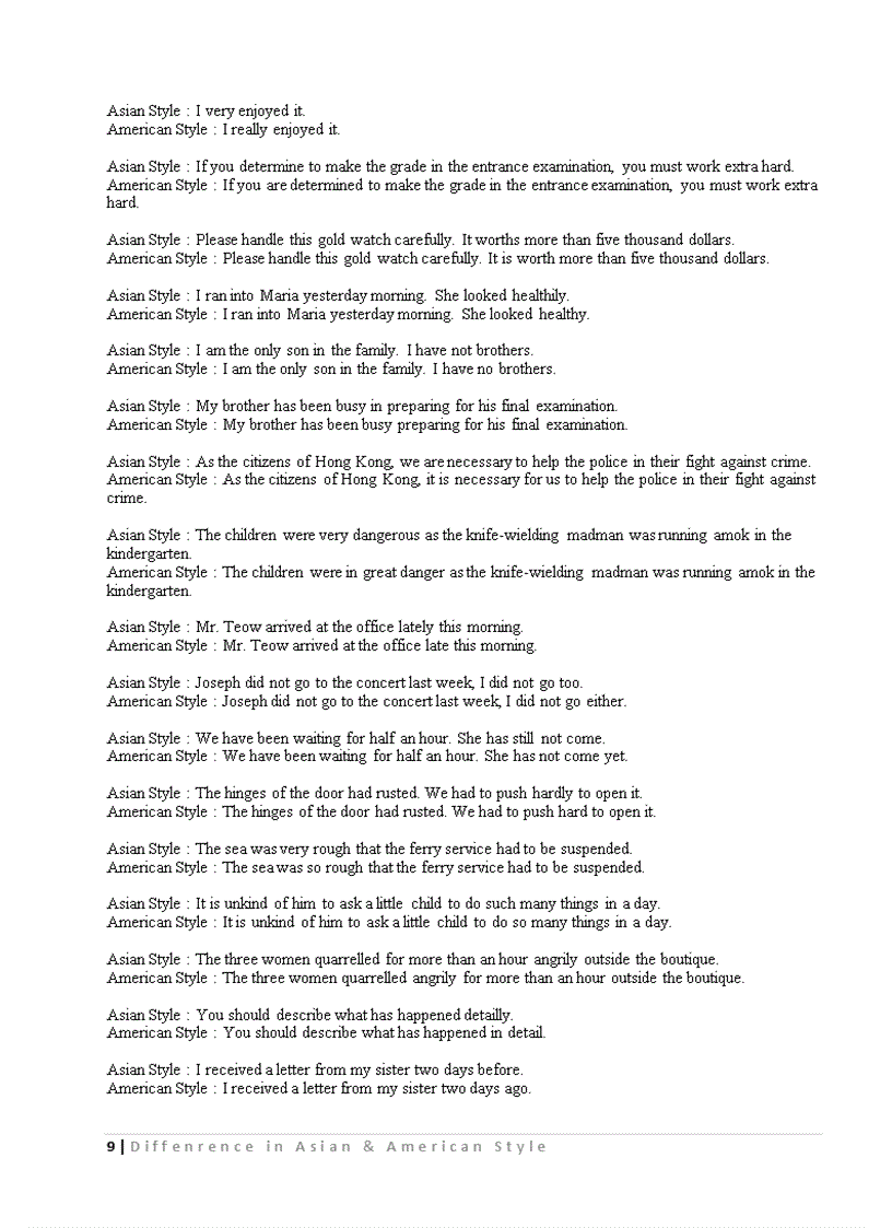 image for page Difference in Style Asian American