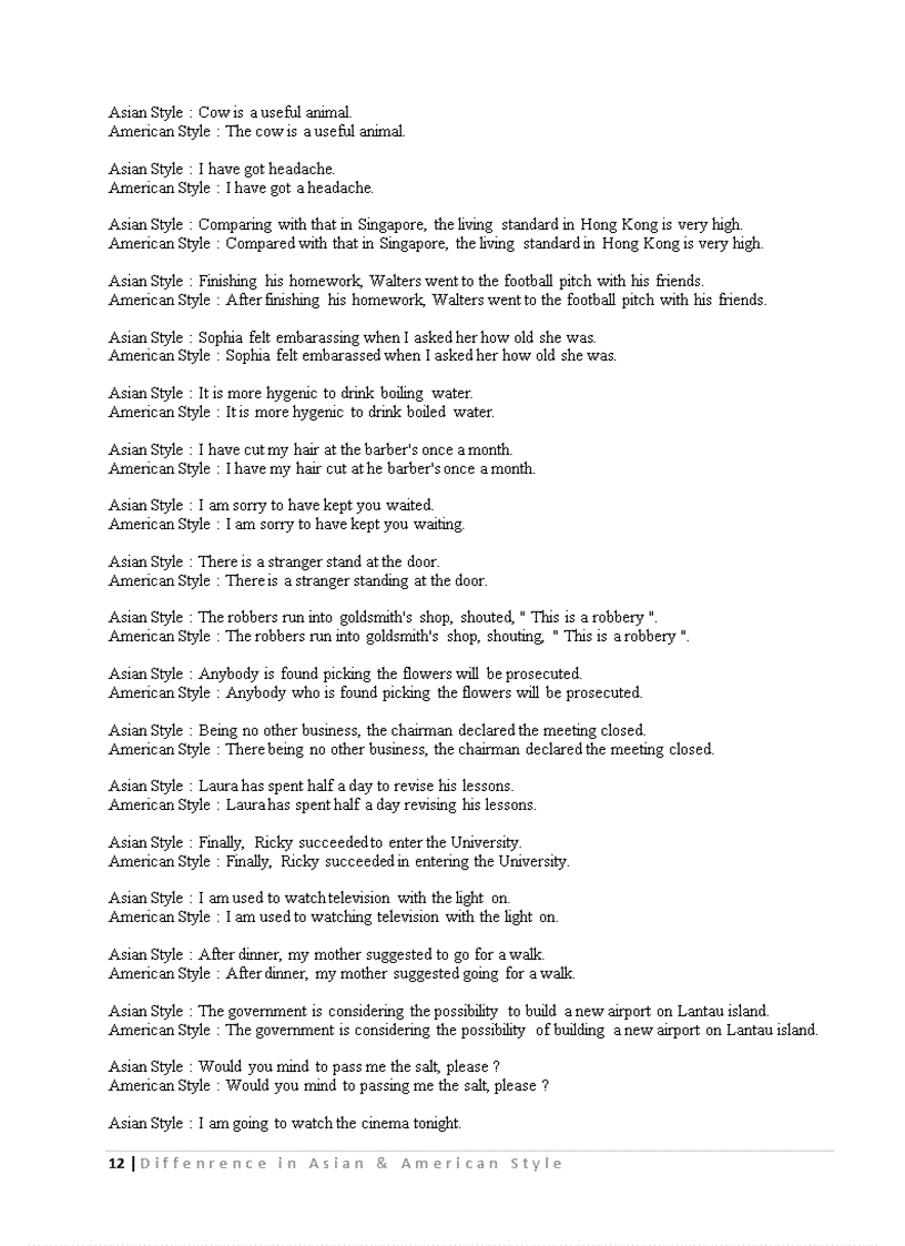 image for page Difference in Style Asian American