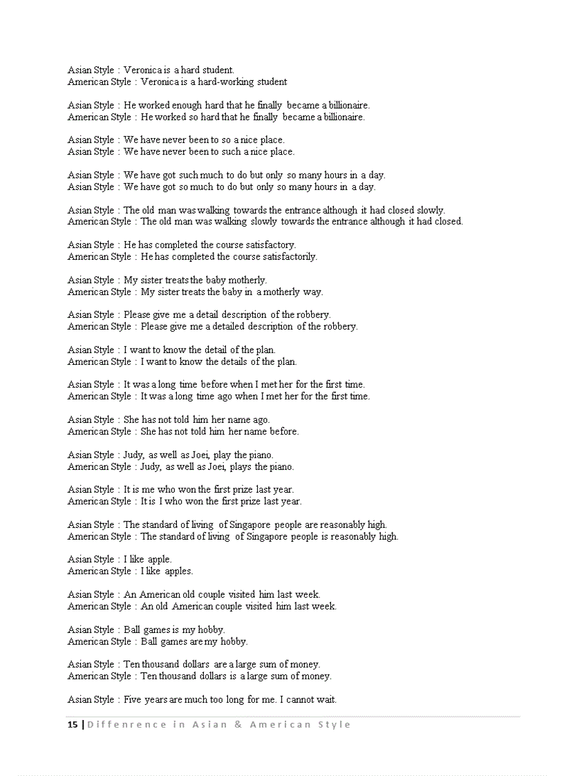 image for page Difference in Style Asian American