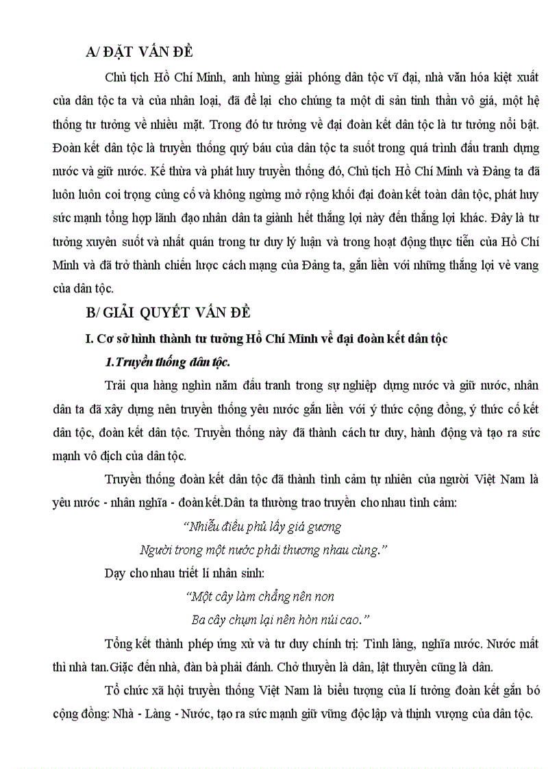 image for page Tư tưởng Hồ Chí Minh về đại đoàn kết dân tộc